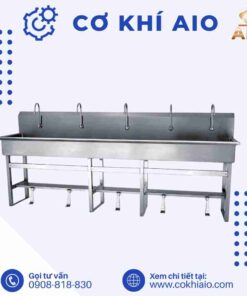 Chậu rữa inox công nghiệp 73 chau rua inox dap chan 5 voi
