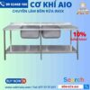 Chậu rữa bát inox 2 ngăn 113 bon rua 2 bon 2 ban cho 2 ben