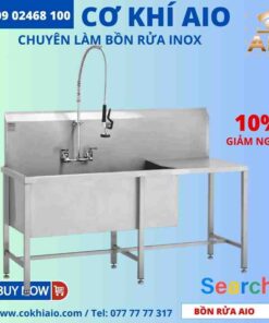 bon rua inox benh vien