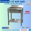 Chậu rữa inox có chân 80 chau rua inox cong nghiep