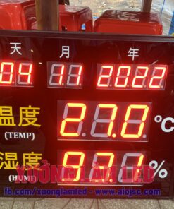 Đồng hồ điện tử treo tường LED 60 dong ho chuyen dung trong nha xuong