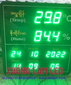 Đồng hồ điện tử treo tường LED 59 dong ho dien tu led van nien