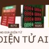 Bảng hiển thị giá tiền LED full color 52 bang ghi gia dien tu