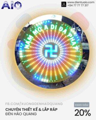 den hao quang hoa sen