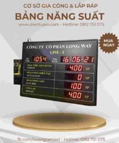 Màn hình điện tử quản lý năng suất 87 bang dien tu hien thi nang suat