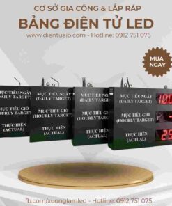 Màn hình hiển thị số lượng sản xuất 54 bang dien tu led