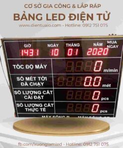 Màn hình điện tử quản lý năng suất 84 bang dien tu led hien thi