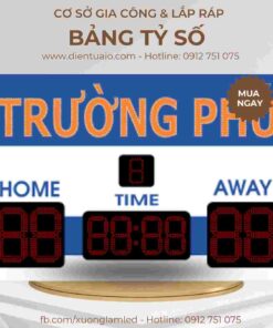 Màn hình led hiển thị tỷ giá 58 bang hien thi ty so bong da