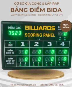 Màn hình led hiển thị tỷ giá 53 bang led hien thi bang bida