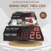 Bộ đếm sản phẩm dùng cảm biến hồng ngoại 65 bang led hien thi muc tieu san xuat
