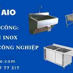 CHAU RUA INOX CONG NGHIEP
