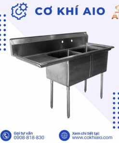 Chậu rữa inox công nghiệp 66 bon rua cong nghiep