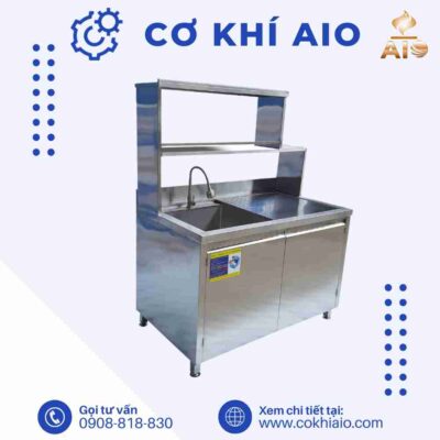 quay bar inox co chau rua