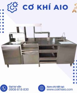 Chậu rữa inox công nghiệp 59 quay bar inox gia re