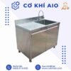 Bồn rửa inox khách sạn 121 tu bep inox